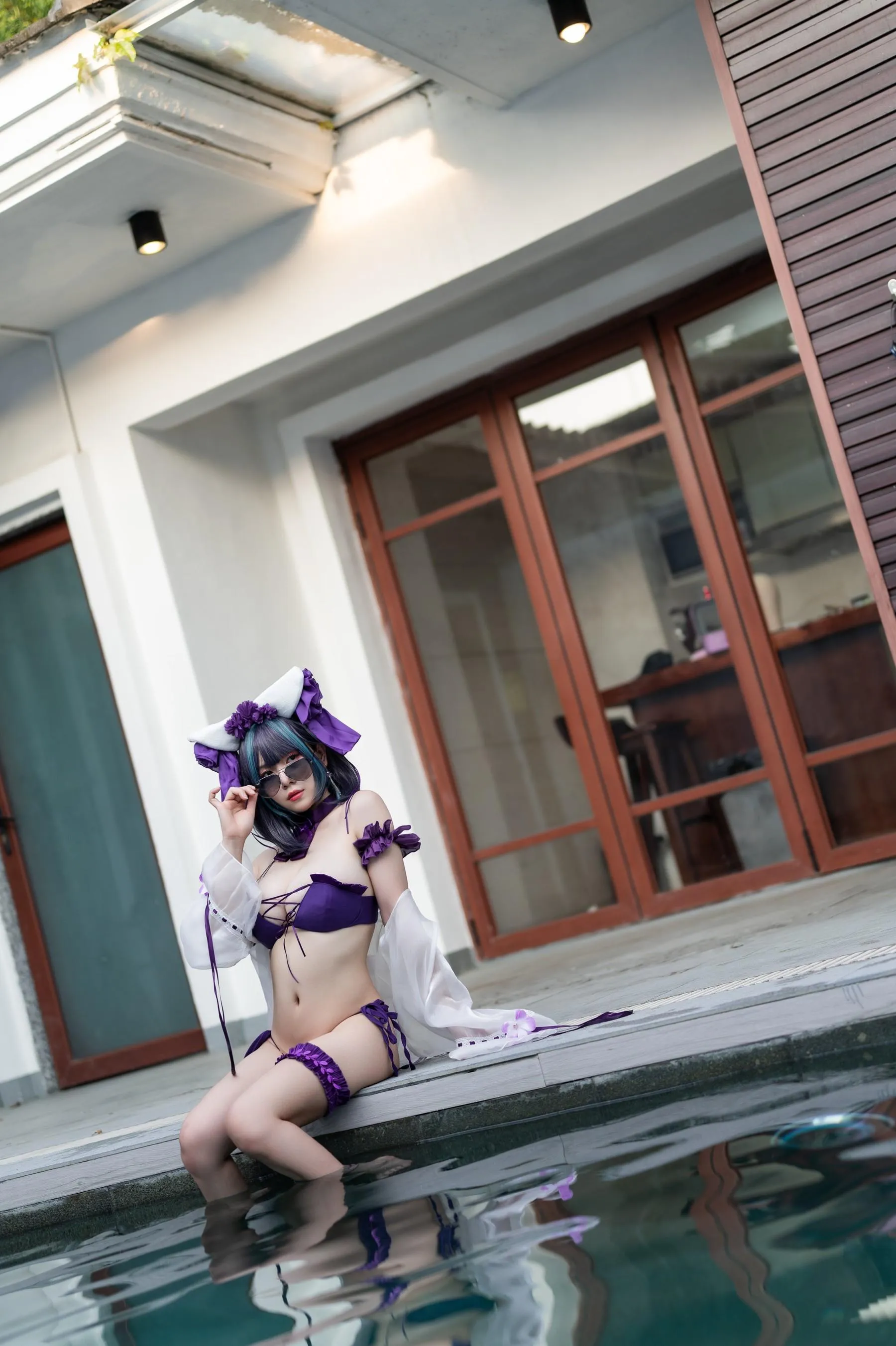 末夜787 – NO.14 舰长 柴郡泳装 [32P]插图6